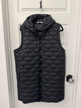DSG Black Quilted Jacket with Hood